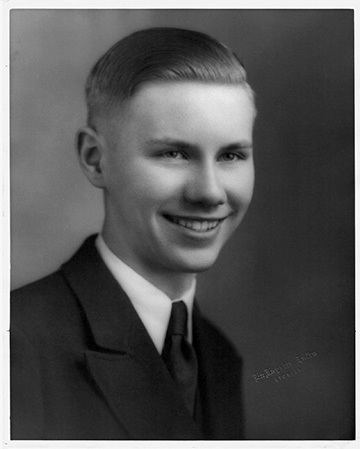 Robert Nordberg as a young man