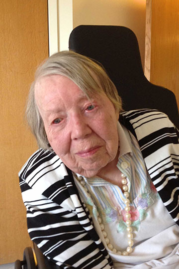 Beverly, with a mystic smile